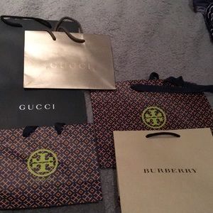 GUCCI BURBERRY TORY BURCH BAGS